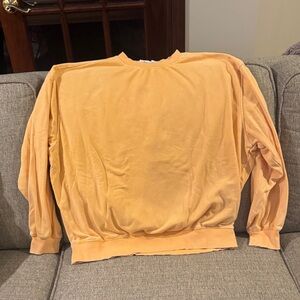 Orange Long Sleeve Sweatshirt